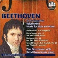 Beethoven Arrangements Pour Alto Et Piano